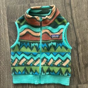 Patagonia synchilla Kids fleece Vest - Multicolor Pattern